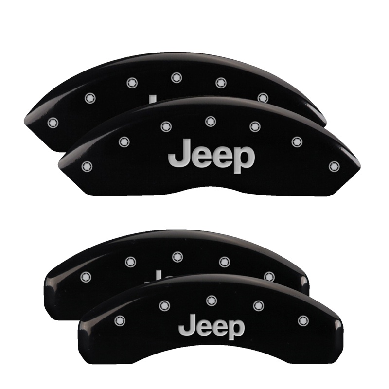 Brake Caliper Covers for 2018-2023 Jeep Wrangler 2022 Jeep Wrangler Unlimited (42018S) Front & Rear Set 2