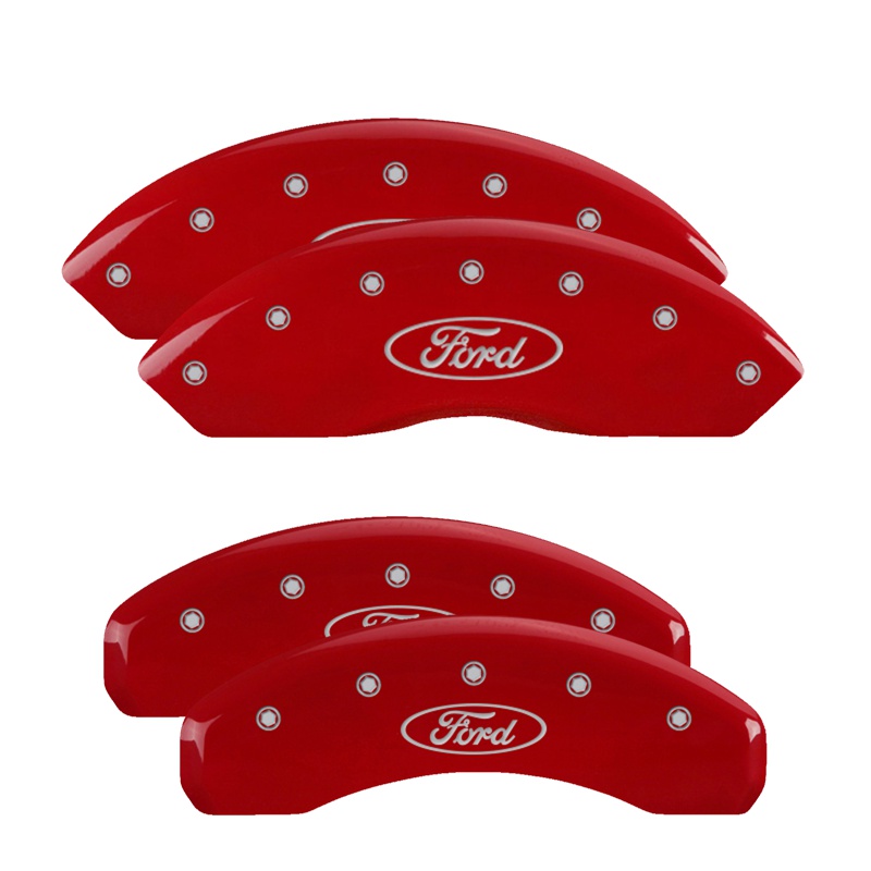 Brake Caliper Covers for 1999-2003 Ford F-150 2004 Ford F-150 Heritage (10021S) Front & Rear Set 1