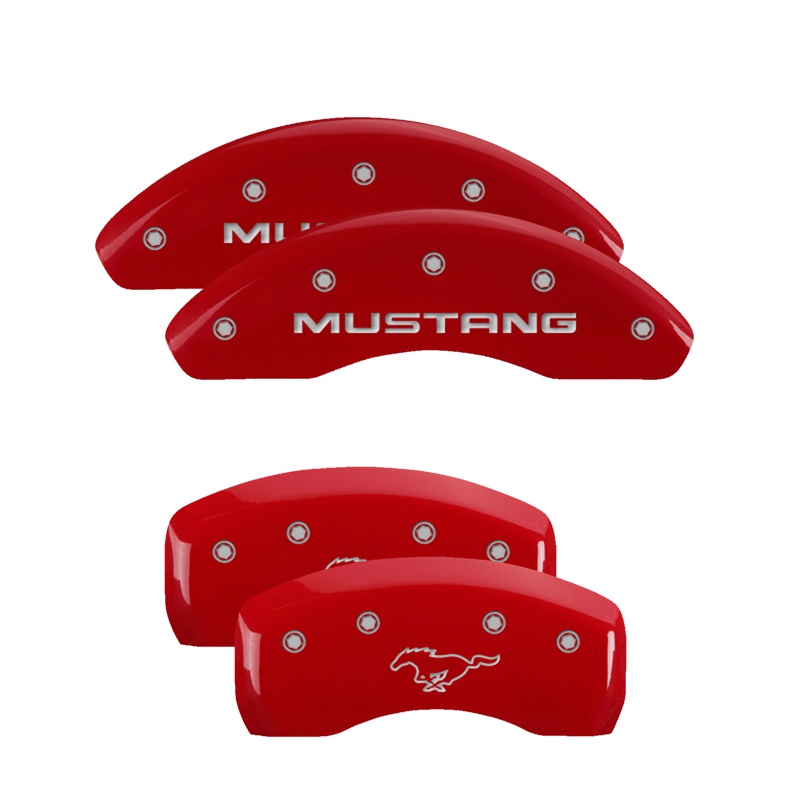 Brake Caliper Covers for 1997-1998 Ford Mustang (10224S) Front & Rear Set 4