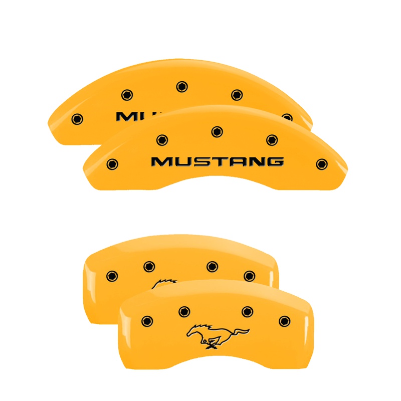 Brake Caliper Covers for 1997-1998 Ford Mustang (10224S) Front & Rear Set 6