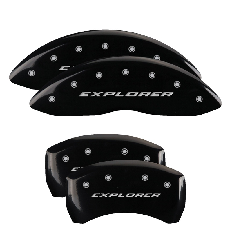 Brake Caliper Covers for 2011-2019 Ford Explorer (10229S) Front & Rear Set 11