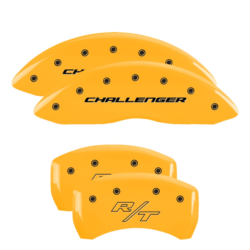 Brake Caliper Covers for 2011-2023 Dodge Challenger 2011-2023 Dodge Charger (12162S) Front & Rear Set 3