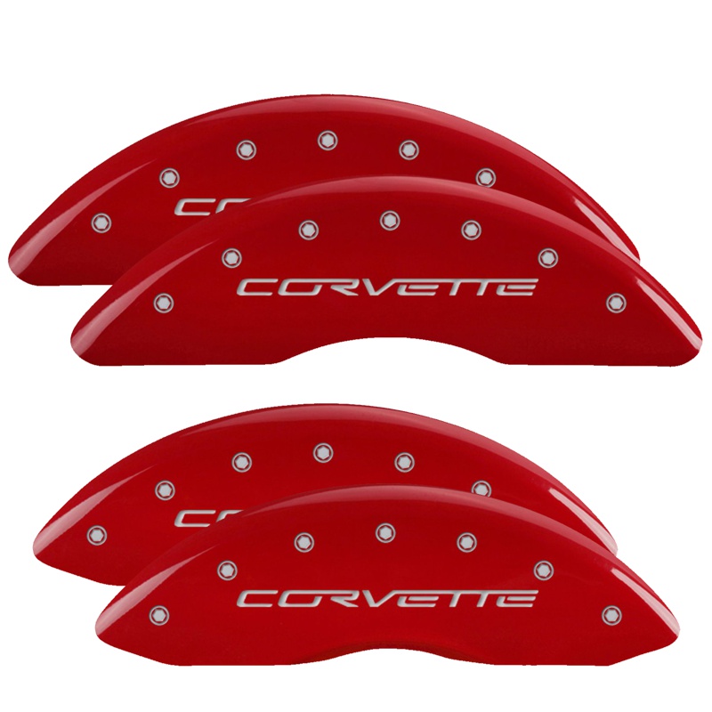 Brake Caliper Covers for 2006-2013 Chevrolet Corvette (13083S) Front & Rear Set 1