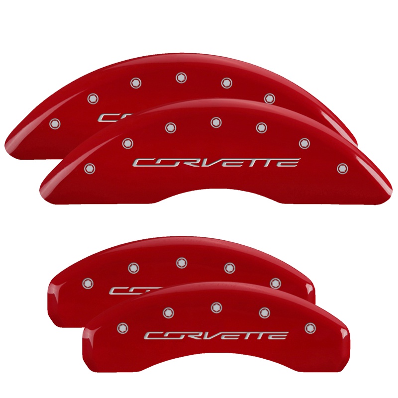 Brake Caliper Covers for 2014-2019 Chevrolet Corvette (13084S) Front & Rear Set 1