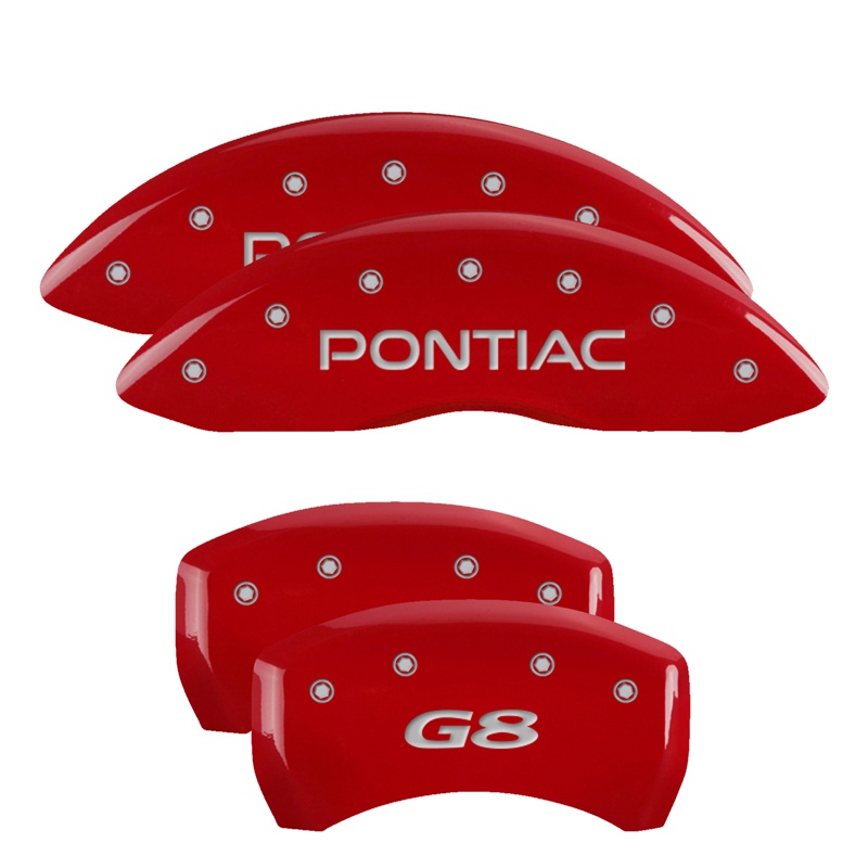 Brake Caliper Covers for 2008-2009 Pontiac G8 (18011S) Front & Rear Set 1