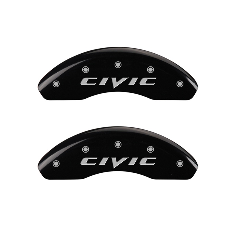 Brake Caliper Covers for 2006-2011 Honda Civic (20143F) Front Covers Only 2