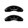 Brake Caliper Covers for 1997-2000 Honda Civic (20209F) Front Covers Only 5