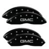 Brake Caliper Covers for 2009-2017 GMC Savana 2500 2009-2017 GMC Savana 3500 (34211S) Front & Rear Set 2