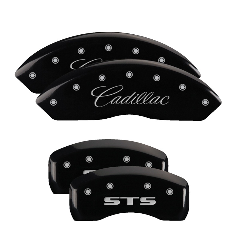 Brake Caliper Covers for 2004-2009 Cadillac SRX 2005-2011 Cadillac STS (35002S) Front & Rear Set 8