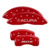 Brake Caliper Covers for 2007-2013 Acura MDX 2010-2013 Acura ZDX (39011S) Front & Rear Set 4