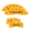 Brake Caliper Covers for 2007-2013 Acura MDX 2010-2013 Acura ZDX (39011S) Front & Rear Set 6