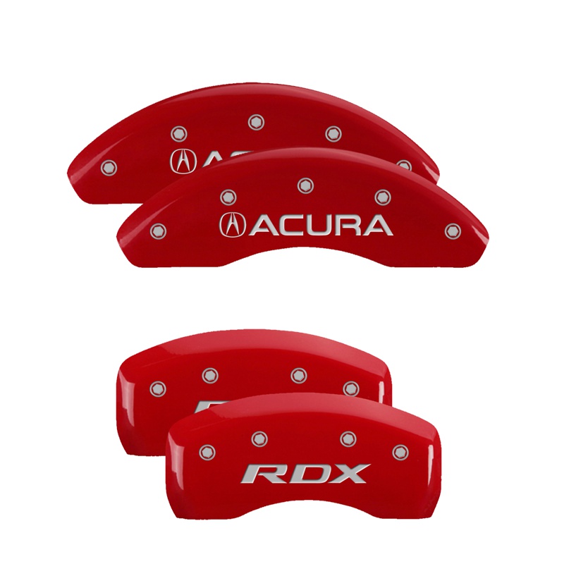 Brake Caliper Covers for 2007-2012 Acura RDX (39019S) Front & Rear Set 7