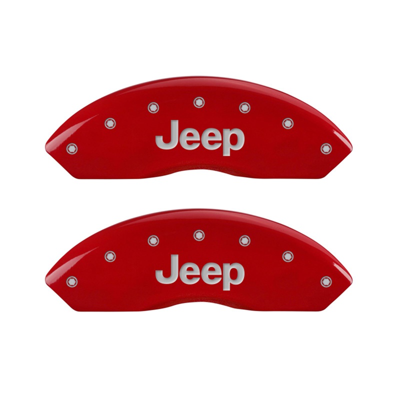 Brake Caliper Covers for 1997-2006 Jeep Wrangler (42009F) Front Covers Only 1