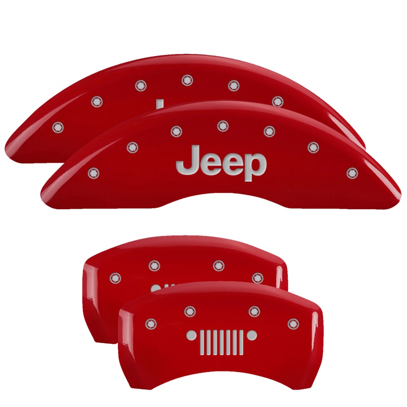 Brake Caliper Covers for 2014-2023 Jeep Cherokee (42012S) Front & Rear Set 4