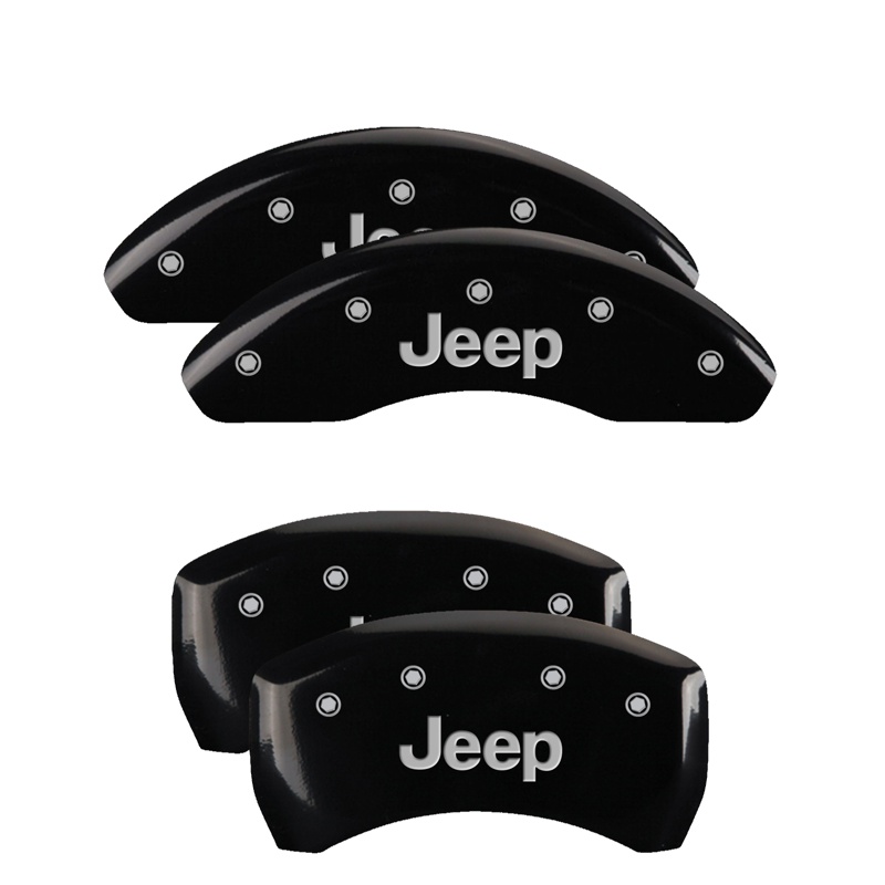 Brake Caliper Covers for 2015-2017 Jeep Renegade 2018-2023 Jeep Compass (42016S) Front & Rear Set 2