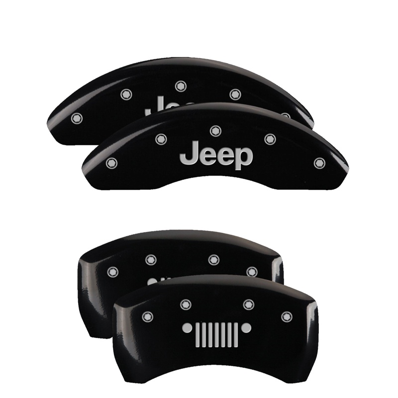 Brake Caliper Covers for 2015-2017 Jeep Renegade 2018-2023 Jeep Compass (42016S) Front & Rear Set 5