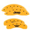 Brake Caliper Covers for 2011-2021 Jeep Grand Cherokee 2022 Jeep Grand Cherokee WK (42020S) Front & Rear Set 9