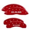 Brake Caliper Covers for 2011-2018 Ram 1500 2013-2023 RAM 1500 Eco Diesel 2019-2021 Ram 1500 Classic 2022-2023 RAM 1500 Classic (55001S) Front & Rear Set 7