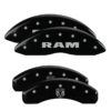 Brake Caliper Covers for 2011-2018 Ram 1500 2013-2023 RAM 1500 Eco Diesel 2019-2021 Ram 1500 Classic 2022-2023 RAM 1500 Classic (55001S) Front & Rear Set 11