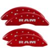 Brake Caliper Covers for 2011-2018 Ram 2500 2011-2018 Ram 3500 (55002S) Front & Rear Set 4