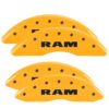 Brake Caliper Covers for 2011-2018 Ram 2500 2011-2018 Ram 3500 (55002S) Front & Rear Set 6