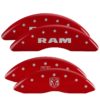 Brake Caliper Covers for 2011-2018 Ram 2500 2011-2018 Ram 3500 (55002S) Front & Rear Set 7