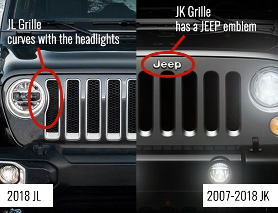 The difference between the Jeep Wrangler JL and JK