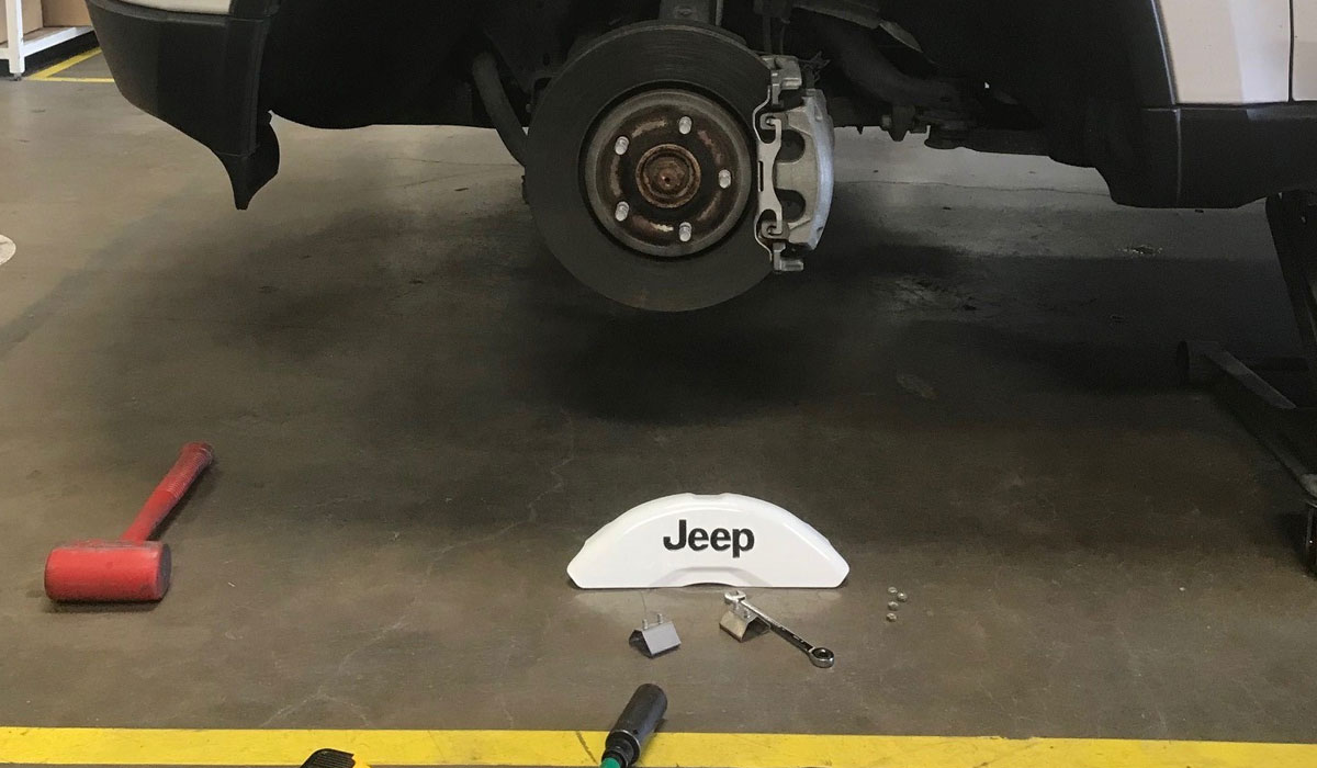 Jeep Grand Cherokee Brake Covers Install