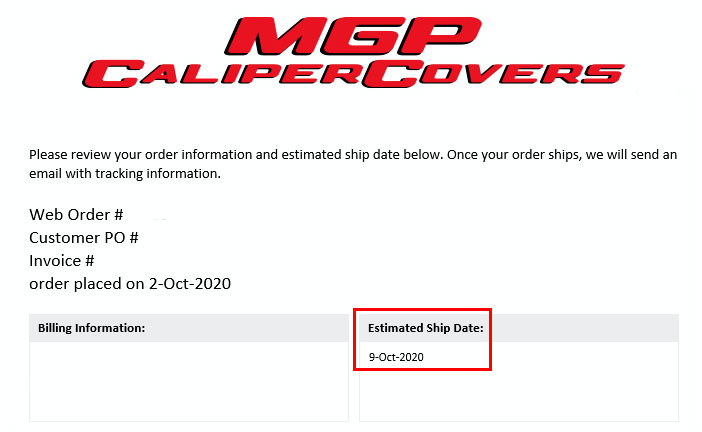 MGP Caliper Covers FAQs 87