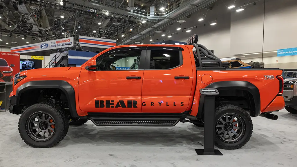 Bear Grylls Tacoma Build at SEMA Show.